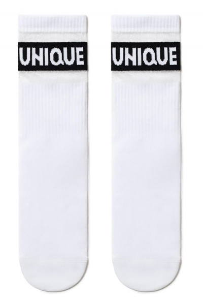 Удлинённые носки из хлопка с прозрачной сеткой CONTE CONTE_Active_156 белый - фото 3