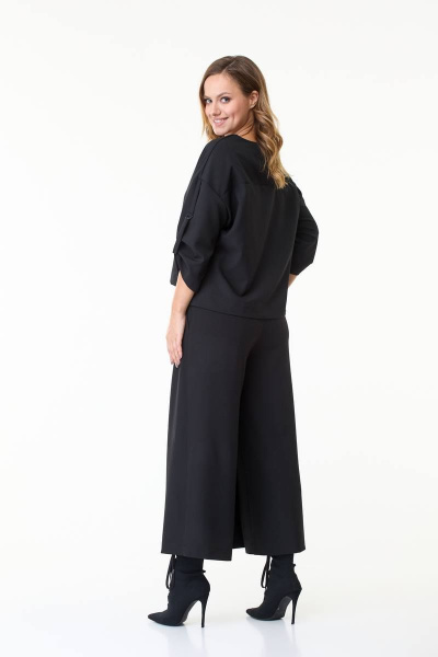 Блуза, брюки Taita plus 2301 черный - фото 5