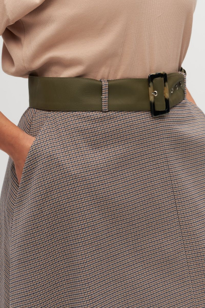 Пояс, юбка Anelli 1321 гусиная_лапка - фото 4