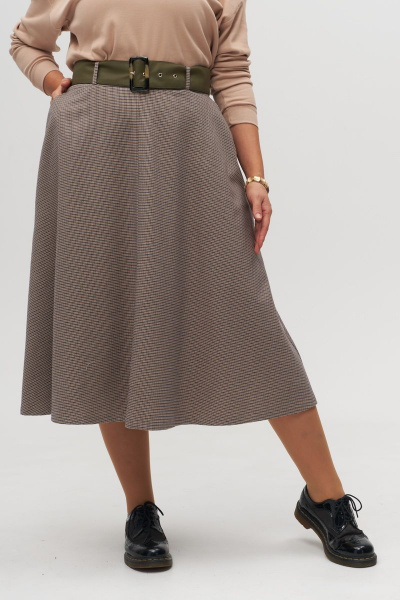Пояс, юбка Anelli 1321 гусиная_лапка - фото 2