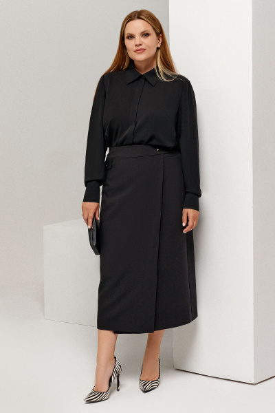 Юбка Панда 114550w черный - фото 1