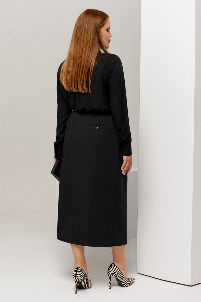 Юбка Панда 114550w черный - фото 3