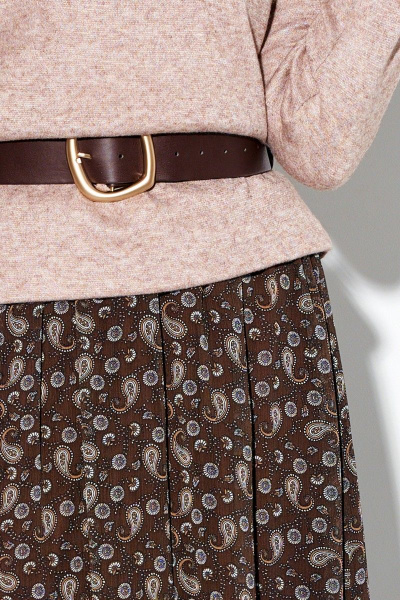 Джемпер, юбка FOXY FOX 1443 коричневый - фото 7