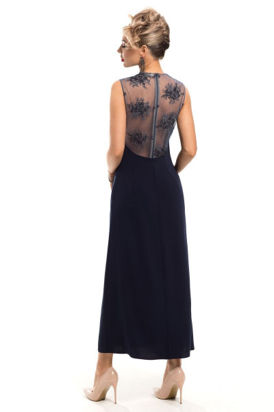 Платье Golden Valley 4882 синий - фото 4