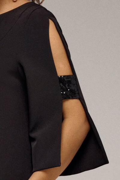 Круглогодичное платье свободного кроя из текстиля с карманами IVA 1446 - фото 5