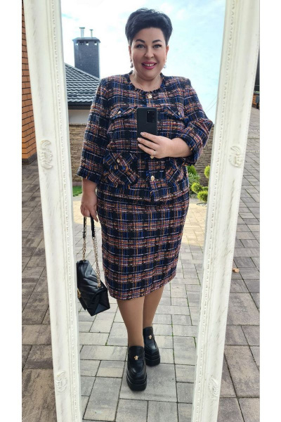 Жакет, юбка Vittoria Queen 17393 - фото 4