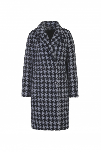 Пальто демисезонное из пальтовой ткани на каждый день Elema 1-12208-1-170 принт - фото 6