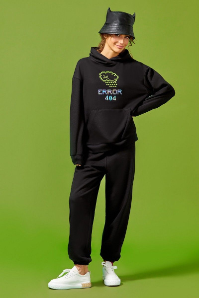 Худи oversize с капюшоном и накладным карманом KOSKA 405 - фото 2