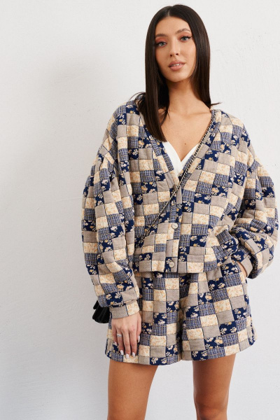 Демисезонные трикотажные шорты с резинкой и карманами ANNETE A308 - фото 5