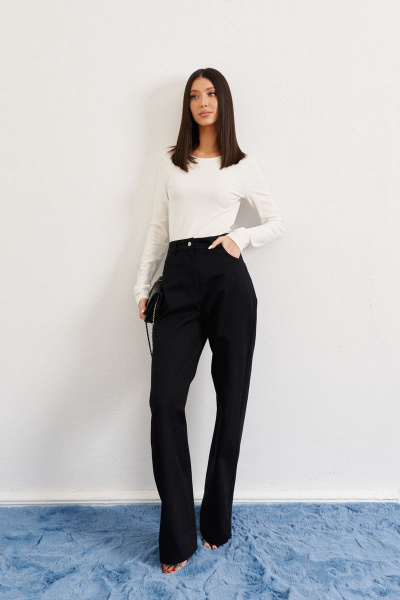 Футболка из вискозы трикотаж прилегающий силуэт ANNETE A663 - фото 2