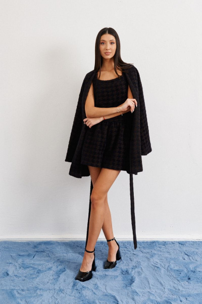 Демисезонный кардиган с шлевками и карманами ANNETE A5125 - фото 4