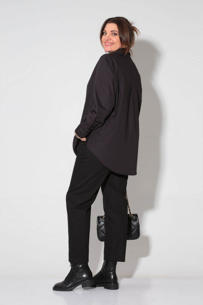 Рубашка GRATTO 4253 черный - фото 5