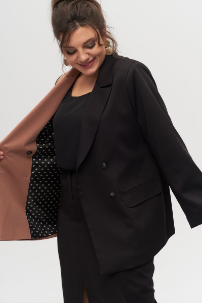 Жакет Anelli 1315 черный - фото 5