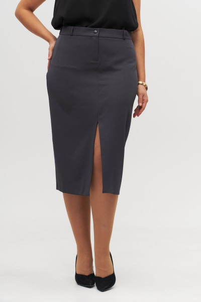 Юбка Anelli 1315.1 графит - фото 3
