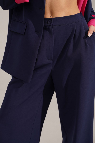 Брюки, жакет RINKA 1110 синий-фуксия - фото 6