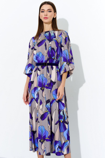 Платье DILIA 0698 мультидизайн - фото 3