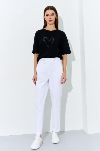 Брюки DILIA 0701 белый - фото 1