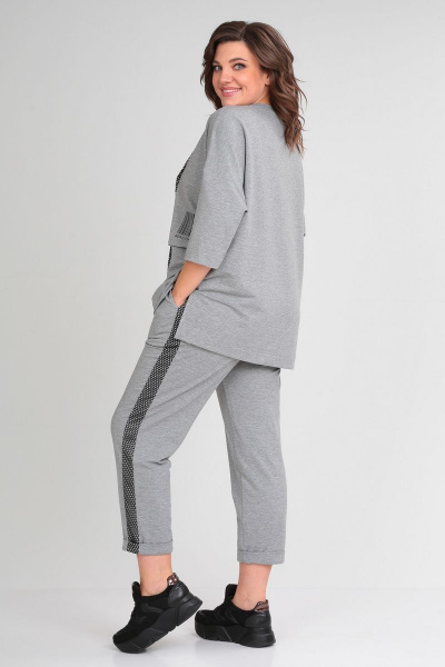 Брюки, джемпер Michel chic 1329 серый - фото 7