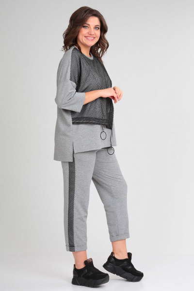 Брюки, джемпер Michel chic 1329 серый - фото 6