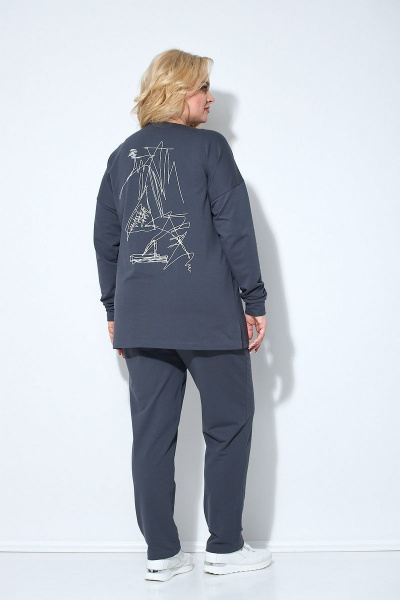 Брюки, свитшот STEFANY 2046-3 графит - фото 6