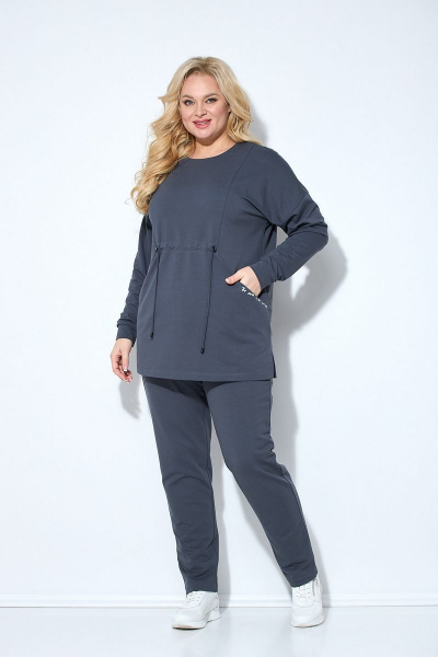Брюки, свитшот STEFANY 2046-3 графит - фото 2