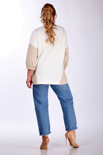 Демисезонный джемпер из трикотажа с боковыми разрезами Jurimex 2862 - фото 5