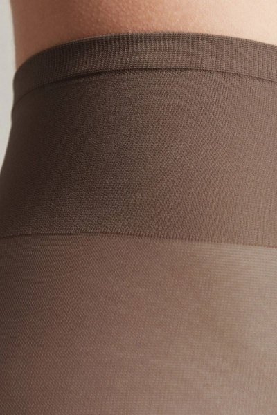 Колготки из трикотажа в сером цвете низкая талия CONTE Top_40_Grafit - фото 3