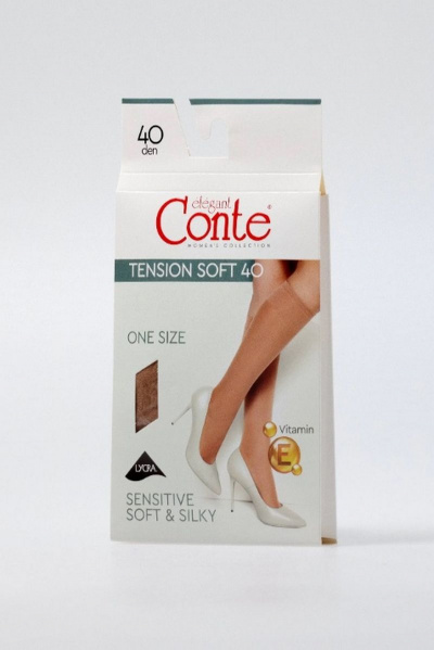 Гольфы CONTE Tension_Soft_40_гольфы_23-25_Natural - фото 2