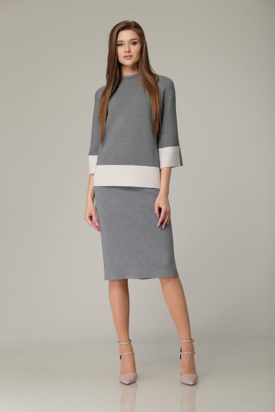 Юбка Barbara Geratti С1150BG Н серый - фото 1
