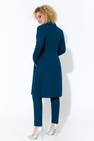 Брюки, жакет, топ Euromoda 439 однотон - фото 2