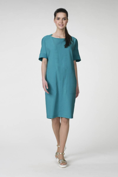 Платье Stilville 1502 бирюза - фото 2