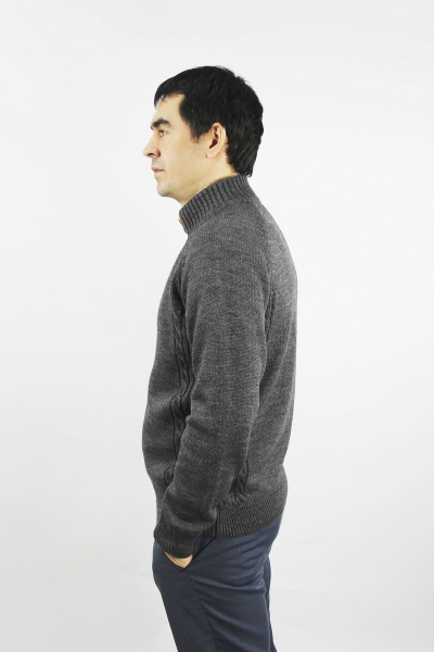 Джемпер вязаный трикотажный демисезонный с манжетами Полесье С5107-21 1С1341-Д43 182,188 шифер - фото 2
