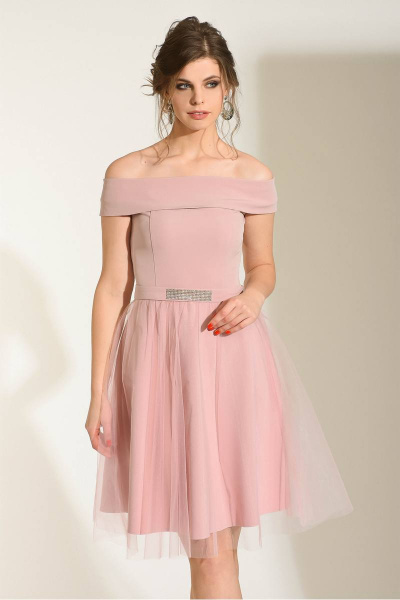Платье Sharm-Art 840 /1 пудра - фото 4