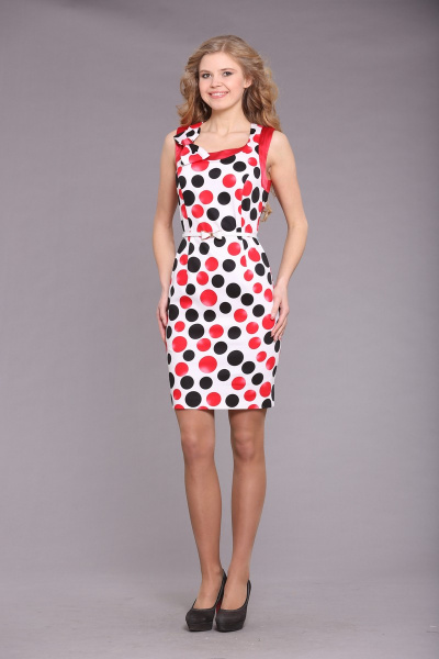 Платье с вырезом на спине и приталенным фасоном Domiti 162 - фото 1