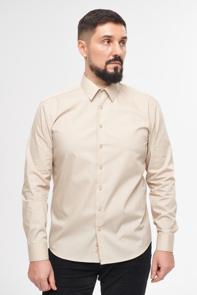 Рубашка Nadex 01-047411/204-22_170-176 капучино - фото 2