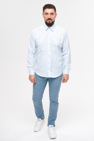 Рубашка Nadex 01-048612/204-22_182-188 голубой_оксфорд - фото 1