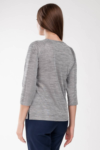 Джемпер женский прямой силуэт с разрезами и кружевом Femme & Devur 3302 1.32F(170) - фото 3