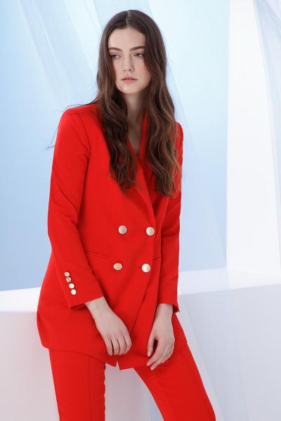 Брюки, жакет Prestige 3663/164 красный - фото 3