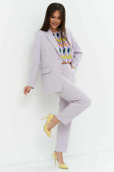 Блуза, брюки, жакет Магия моды 2210 лаванда - фото 1