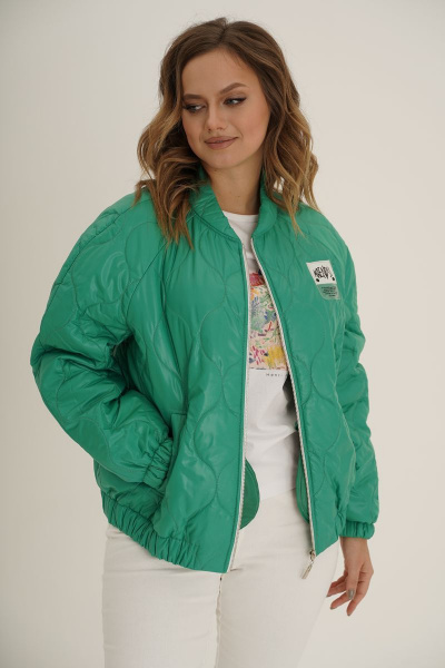 Бомбер Fantazia Mod 4425 зеленый - фото 2