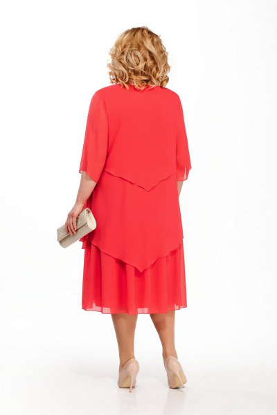 Платье Pretty 347 красный - фото 3
