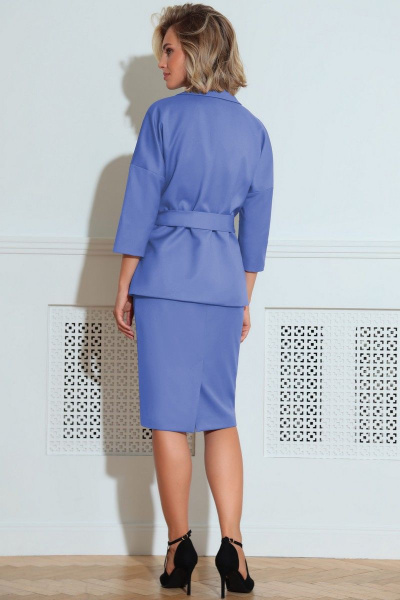 Блуза, жакет, юбка LeNata 32197 сиреневый - фото 2