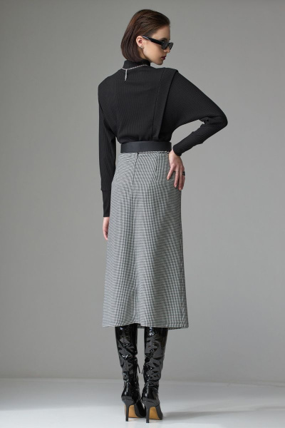 Джемпер «летучая мышь» из трикотажа с имитацией крылышек Орхидея 1233 - фото 4