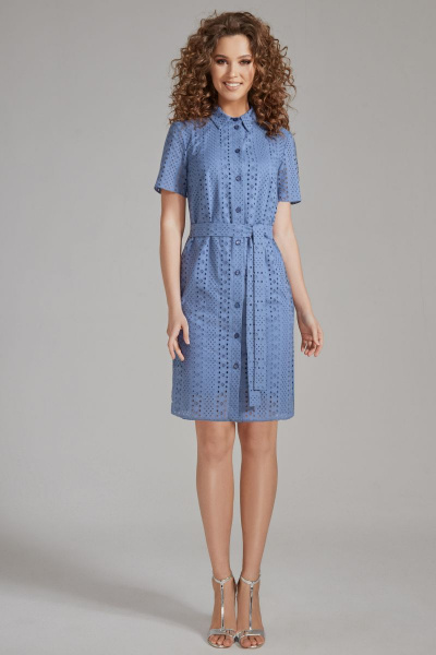 Платье DEVITA 1086 джинс - фото 1
