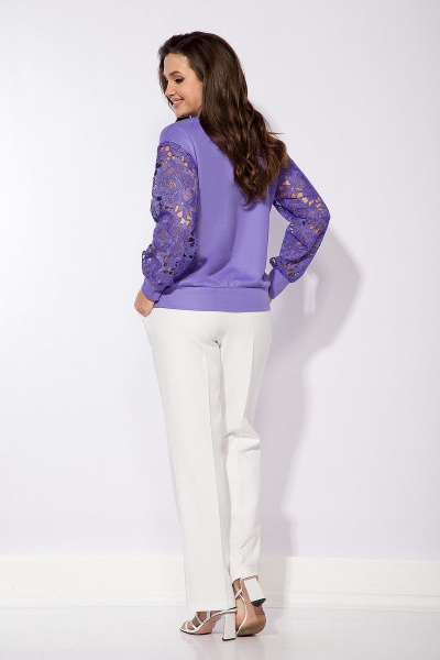 Джемпер Liliana 1158 лаванда - фото 6