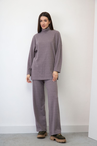 Брюки и джемпер оверсайз из трикотажа для демисезона Ларс Стиль 742/2 - фото 2