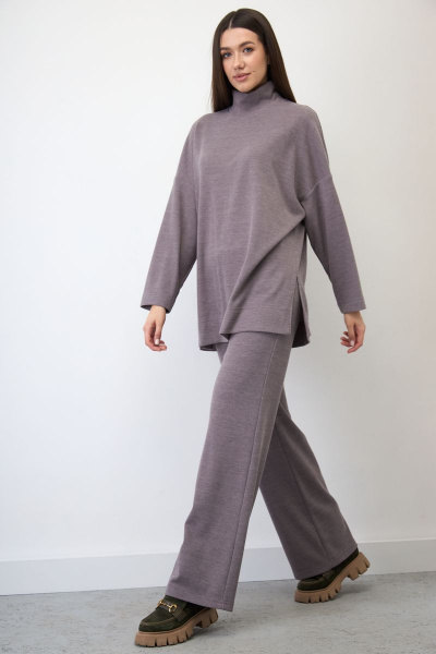 Брюки и джемпер оверсайз из трикотажа для демисезона Ларс Стиль 742/2 - фото 1