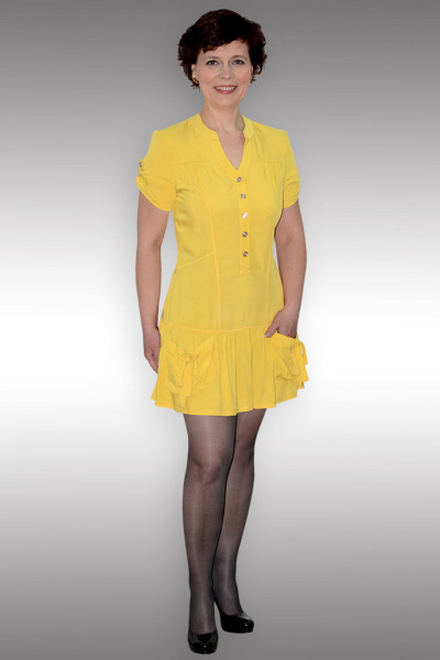 Туника Таир-Гранд 62139 горчица - фото 1