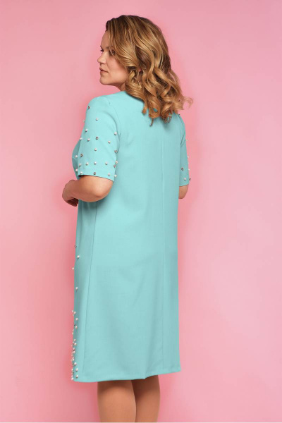 Платье Anelli 600 светлая_бирюза - фото 2