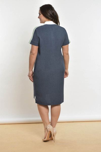 Платье с втачными рукавами и стояче-отложным воротником Lady Style Classic 1576 - фото 2